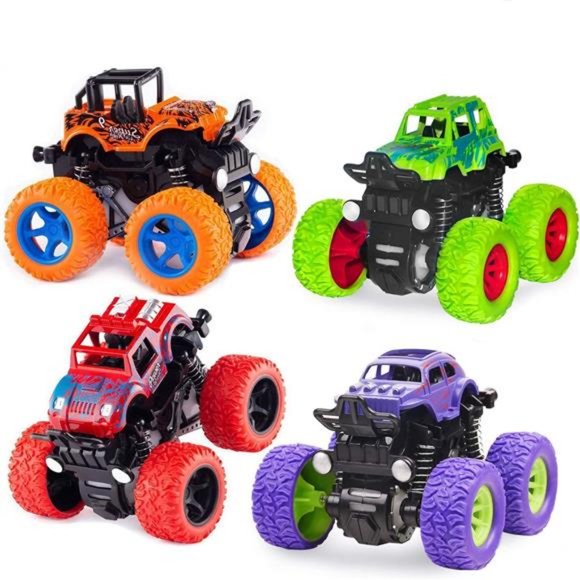 Other - taessv Monster Truck Toys - Friction Powered Toy Cars Push and Go Vehicles